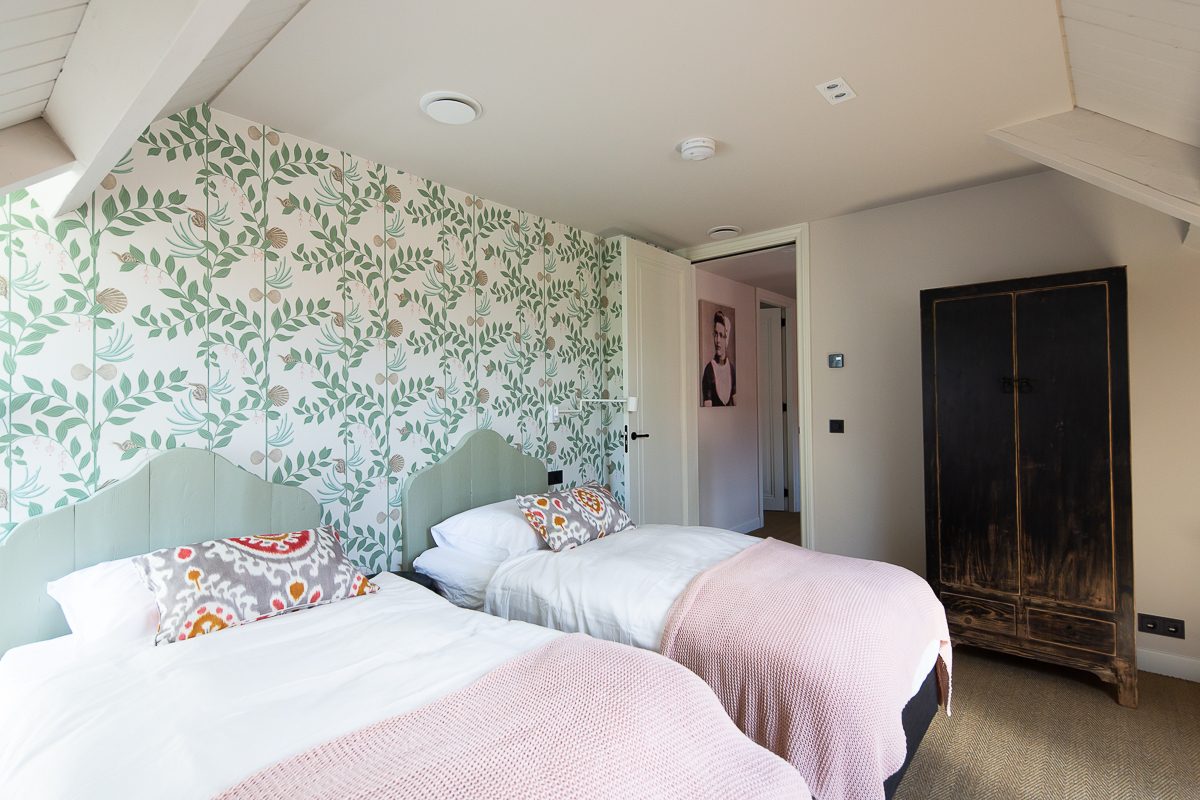 Een slaapkamer in de boerderij